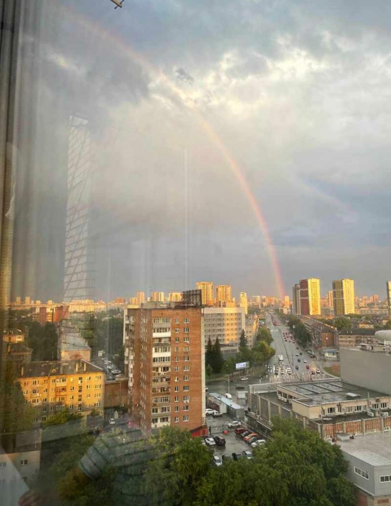 Фото Жители Новосибирска делятся фото двойной радуги после дождя 21 июня 5